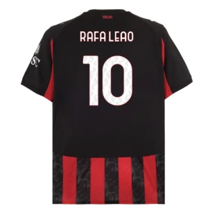 Fotbalové Dresy AC Milan Rafa Leao #10 Domácí 2025/26