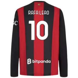 Fotbalové Dresy AC Milan Rafa Leao #10 Domácí 2026-27 Dlouhý Rukáv