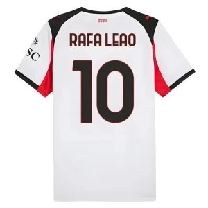 Fotbalové Dresy AC Milan Rafa Leao #10 Venkovní 2025/26