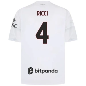 Fotbalové Dresy AC Milan Ricci #4 Venkovní 2026-27