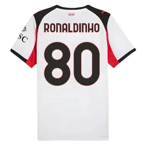 Fotbalové Dresy AC Milan Ronaldinho Gaúcho #80 Venkovní 2025/26