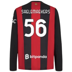 Fotbalové Dresy AC Milan Saelemaekers #56 Domácí 2026-27 Dlouhý Rukáv