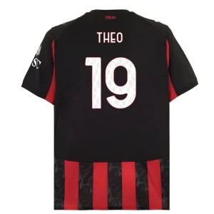 Fotbalové Dresy AC Milan Theo Hernández #19 Domácí 2025/26