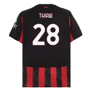 Fotbalové Dresy AC Milan Thiaw #28 Domácí 2025/26