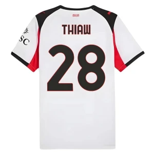 Fotbalové Dresy AC Milan Thiaw #28 Venkovní 2025/26