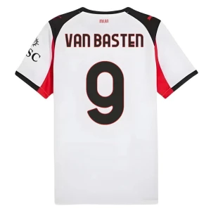 Fotbalové Dresy AC Milan Van Basten #9 Venkovní 2025/26