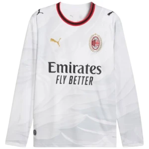 Fotbalové Dresy AC Milan Venkovní 2026-27 Dlouhý Rukáv