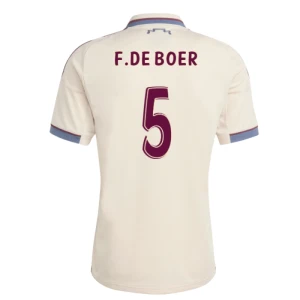 Fotbalové Dresy AFC Ajax Amsterdam F. De Boer #5 Třetí 2025/26
