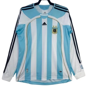 Fotbalové Dresy Argentina 2006 Retro Domácí Dlouhý Rukáv