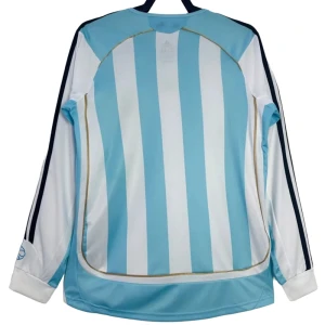 Fotbalové Dresy Argentina 2006 Retro Domácí Dlouhý Rukáv