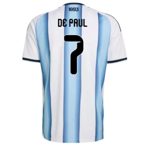 Fotbalové Dresy Argentina De Paul #7 MS 2026 Domácí