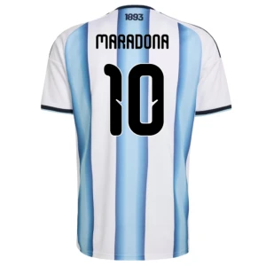 Fotbalové Dresy Argentina Diego Maradona #10 MS 2026 Domácí