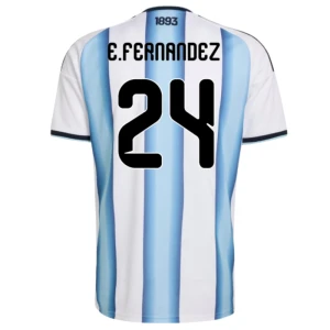 Fotbalové Dresy Argentina E. Fernandez #24 MS 2026 Domácí