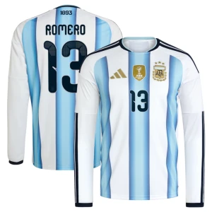 Fotbalové Dresy Argentina Romero #13 MS 2026 Domácí Dlouhý Rukáv