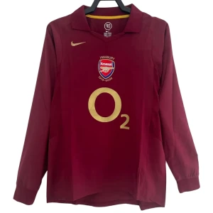 Fotbalové Dresy Arsenal FC 2005-06 Retro Domácí Dlouhý Rukáv