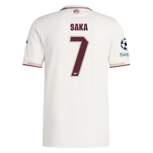 Fotbalové Dresy Arsenal FC Bukayo Saka #7 Třetí Champions League 2025/26