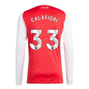 Fotbalové Dresy Arsenal FC Calafiori #33 Domácí 2025/26 Dlouhý Rukáv