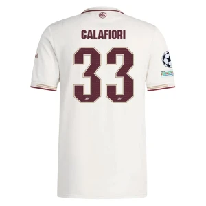 Fotbalové Dresy Arsenal FC Calafiori #33 Třetí Champions League 2025/26