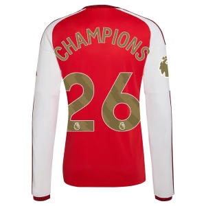 Fotbalové Dresy Arsenal FC Champions 26 Gold Domácí 2026-27 Dlouhý Rukáv