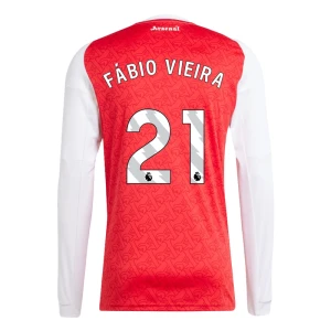 Fotbalové Dresy Arsenal FC Fabio Vieira #21 Domácí 2025/26 Dlouhý Rukáv