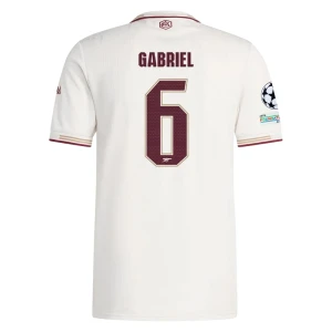Fotbalové Dresy Arsenal FC Gabriel Magalhães #6 Třetí Champions League 2025/26