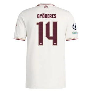 Fotbalové Dresy Arsenal FC Gyokeres #14 Třetí Champions League 2025/26