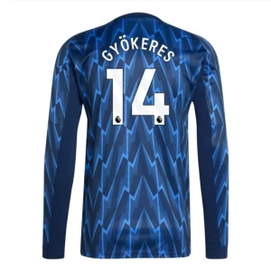 Fotbalové Dresy Arsenal FC Gyokeres #14 Venkovní 2025/26 Dlouhý Rukáv