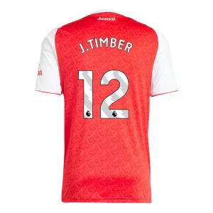Fotbalové Dresy Arsenal FC J. Timber #12 Domácí 2025/26
