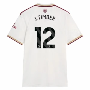 Fotbalové Dresy Arsenal FC J. Timber #12 Třetí 2025/26