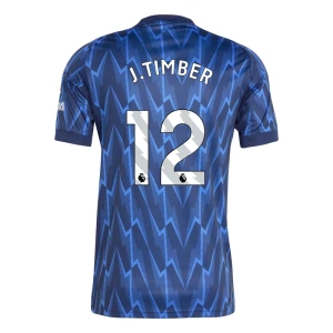Fotbalové Dresy Arsenal FC J. Timber #12 Venkovní 2025/26