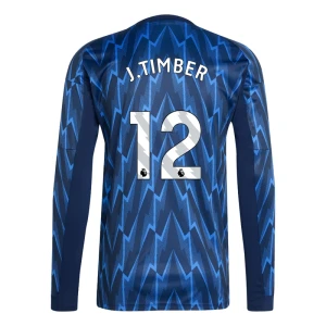 Fotbalové Dresy Arsenal FC J. Timber #12 Venkovní 2025/26 Dlouhý Rukáv