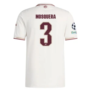 Fotbalové Dresy Arsenal FC Mosquera #3 Třetí Champions League 2025/26