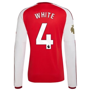 Fotbalové Dresy Arsenal FC White #4 Domácí 2026-27 Dlouhý Rukáv