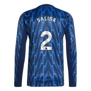Fotbalové Dresy Arsenal FC William Saliba #2 Venkovní 2025/26 Dlouhý Rukáv