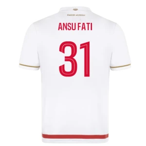Fotbalové Dresy AS Monaco Ansu Fati #31 Domácí 2025/26