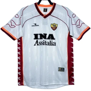 Fotbalové Dresy AS Roma 1999-00 Retro Venkovní