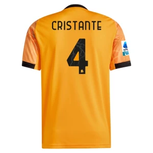 Fotbalové Dresy AS Roma Cristante 4 2025-26 Home Venkovní 2025/26