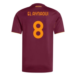 Fotbalové Dresy AS Roma El Aynaoui #8 Domácí 2025/26