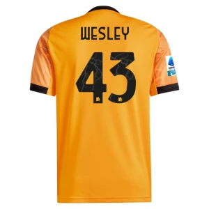Fotbalové Dresy AS Roma Wesley #43 Venkovní 2025/26
