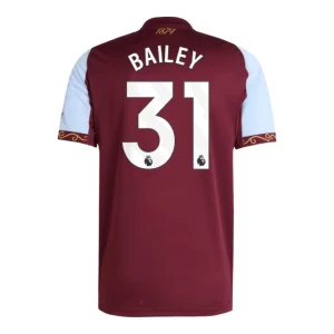 Fotbalové Dresy Aston Villa Bailey #31 Domácí 2025/26