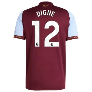 Fotbalové Dresy Aston Villa Digne #12 Domácí 2025/26