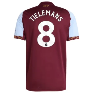 Fotbalové Dresy Aston Villa Tielemans #8 Domácí 2025/26