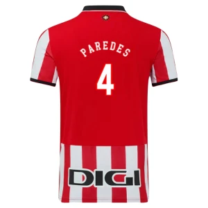 Fotbalové Dresy Athletic Club Bilbao Paredes #4 Domácí 2025/26