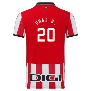 Fotbalové Dresy Athletic Club Bilbao Unai G. #20 Domácí 2025/26
