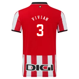 Fotbalové Dresy Athletic Club Bilbao Vivian #3 Domácí 2025/26