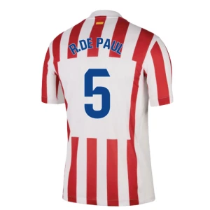 Fotbalové Dresy Atlético Madrid R. De Rodrigo De Paul #5 Domácí 2025/26
