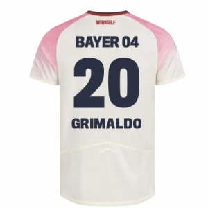 Fotbalové Dresy Bayer 04 Leverkusen Grimaldo #20 Venkovní 2025/26