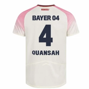 Fotbalové Dresy Bayer 04 Leverkusen Quansah #4 Venkovní 2025/26
