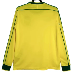Fotbalové Dresy Brazílie 1998 Retro Domácí Dlouhý Rukáv