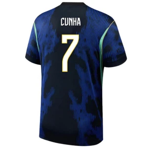 Fotbalové Dresy Brazílie Cunha #7 MS 2026 Venkovní
